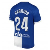 Echipament fotbal Atletico Madrid Pablo Barrios #24 Tricou Deplasare 2023-24 maneca scurta